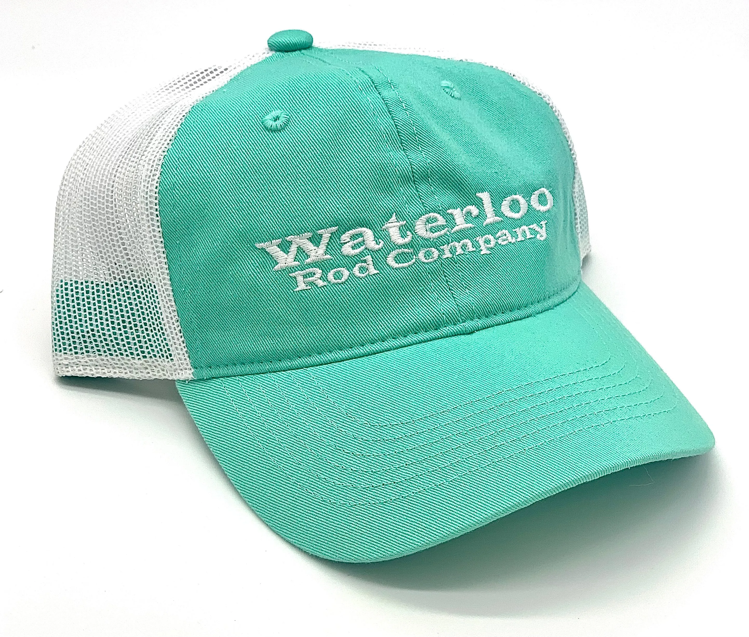 Waterloo Mint and White Unstructured - White Original Logo