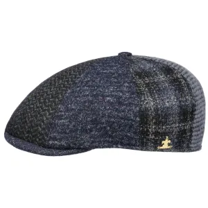 Wessington Patchwork Flat Cap by Lierys