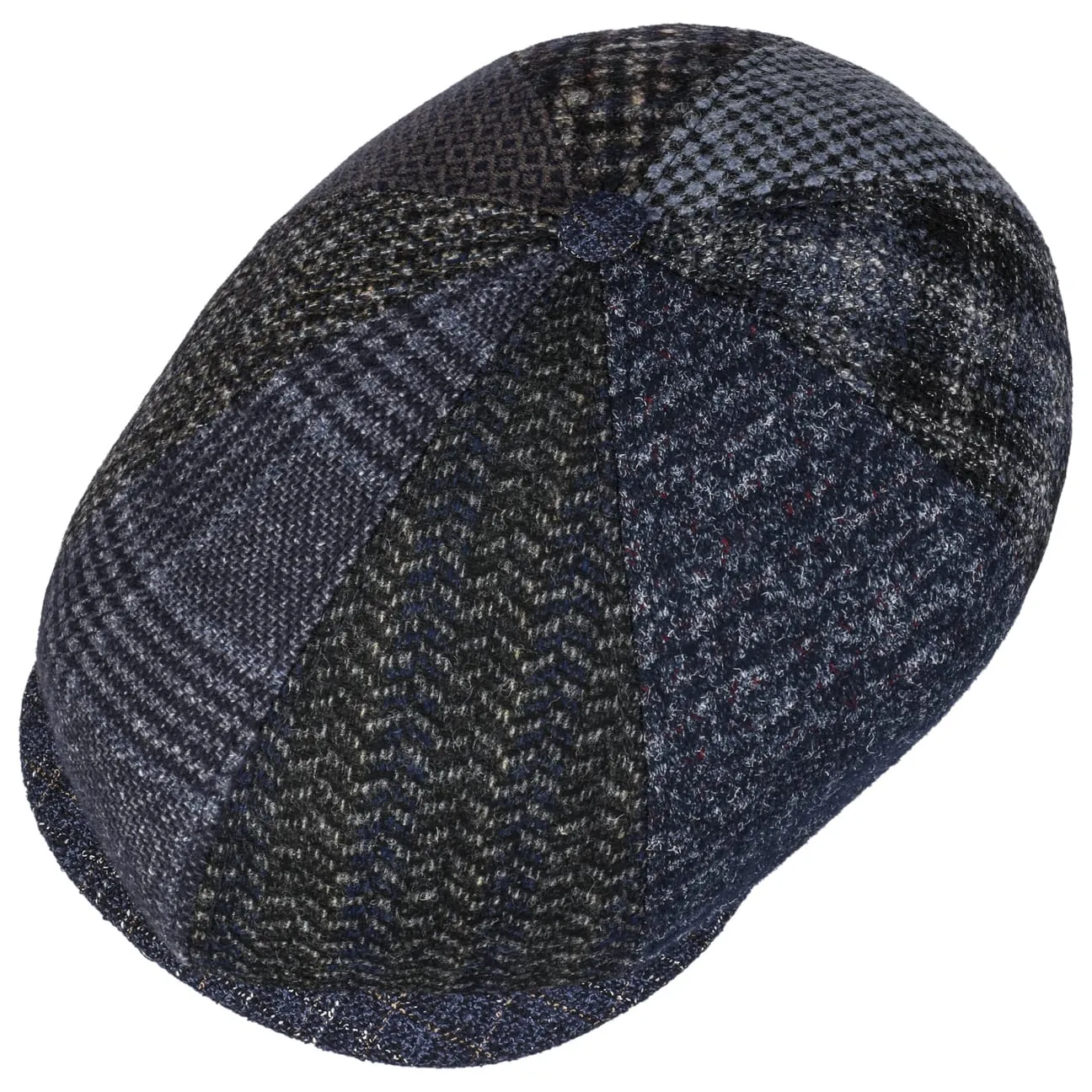 Wessington Patchwork Flat Cap by Lierys