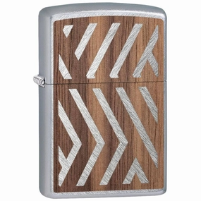 Zippo Windproof Lighter - Woodchuck USA Herringbone Sweep Metal Construction | 29902
